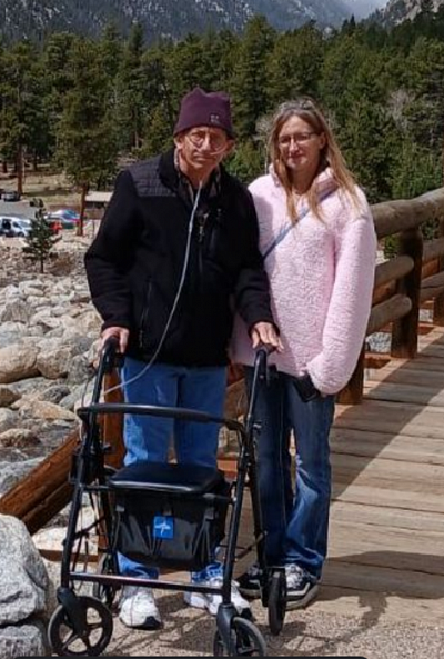 Last picture of my dad and I before he passed